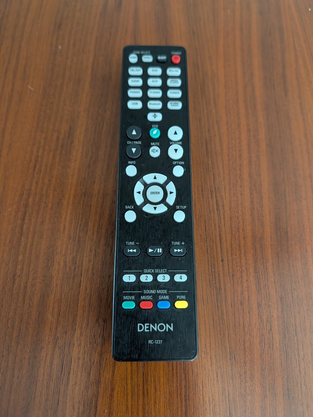 Original OEM Denon RC-1227 Remote Control Tested Works